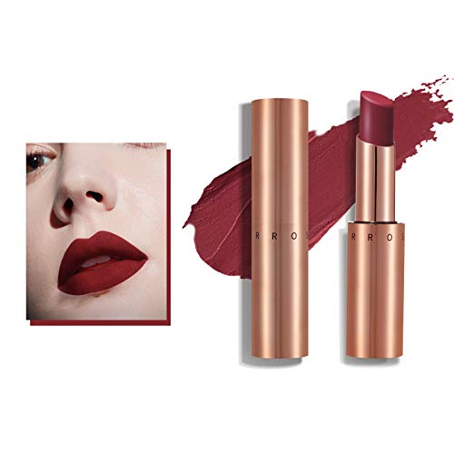 COLORROSE Natural Matte Lipstick，24 Hour Waterrpoof Lipstick, Comfort and Soft Red Lipstick， Tangerine Red, 0.12 OZ