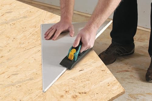 wolfcraft Kantenhobel - 4026000 - Zum Abschrägen von Kanten und Hobeln von Übergängen - langlebig dank hochwertiger Kunststoffausführung - leichter Plattenwechsel