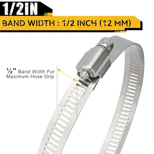 Image of 4 Inches Hose Clamps for Dryer Vent