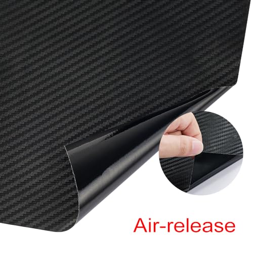 Film vinyle 3D 6D carbone pour masquer rayures console - 7