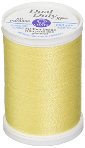 Hilo general Coats Dual Duty XP 250 yd amarillo miniatura 1