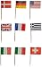 International Flag Picks (asstd designs)    (50/Pkg)