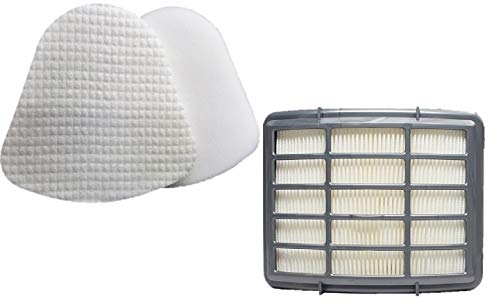 Casa Vacuums Shark Navigator Lift-Away Bundle HEPA, Foam & Felt Filter Set, Fits NV350, NV351, NV352, NV355, NV356, NV357, NV360, NV370, NV391, NVLFT199, UV440, UV490, UV540, XHF350 XFF350
