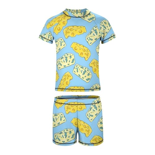 Cheese and Blue CheeseChildren's Swimsuits Boys Two Piece Suit7-9Y（120cm）2