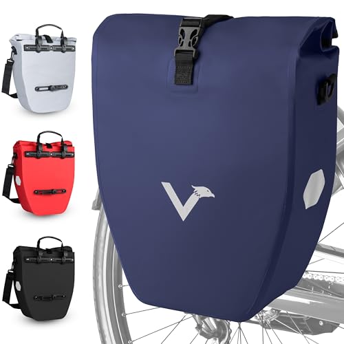 Valkental® Große & wasserdichte Gepäckträgertasche - Fahrradtasche für...