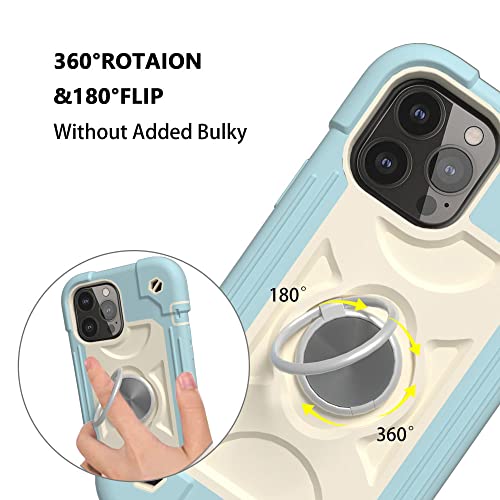 Coque iPhone 8 Plus Silicone Porte-Anneau Antichoc Géométrique Flexible Beige - 3