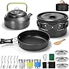 Camping Crockery Set, AUHOU Cookwar...