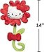 Jazwares Hello Kitty and Friends 14-inch Hello Kitty Red Plush Special Occasion Flower with Bendable Stem - Giftable Packaging - Officially Licensed - Ages 6+