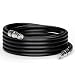 THE CIMPLE CO - 25 Foot RG-11 Coaxial Cable, Made in The USA - F Type Cable High Definition with RG11 Coax Compression Connectors – (Black)