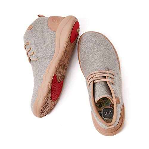 UIN Men's Ankle Fashion Chelsea Boots Cow Suede Casual Comfort Walking Shoes Granada4