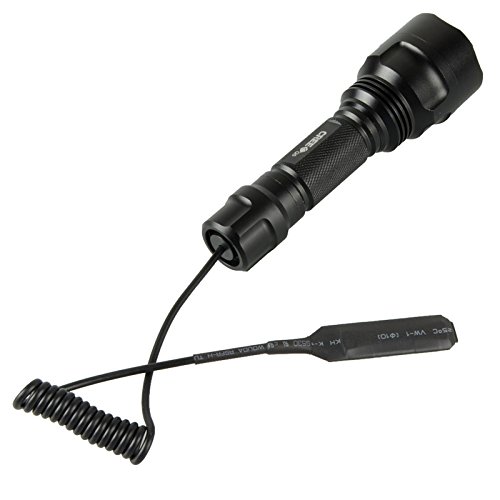 Interrupteur déporté C8 pour lampe torche LED de chasse