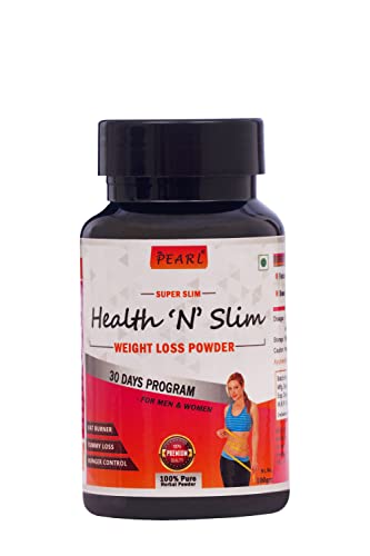 ARM Pearl Beauty Super Slim Health Loss Powder – Fat Burner, Tummy Loss, Hunger Control – Quick Weight Loss – Daily Routine for Men and Women – 100g