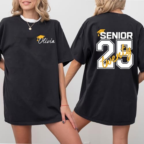 Custom Graduation Shirt 2025 Senior 2025 Class of 2025 Shirt Graduation Gift2