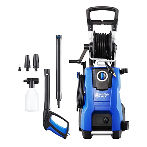 Image of Nilfisk High Pressure Washer E 145 Bars - Garden Cleaner, Terrace, Windows and Car (2100 W) 128471185