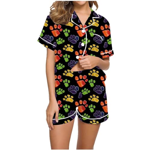 Pyjama couple assorti ensemble short idée cadeau original et amusant - 2