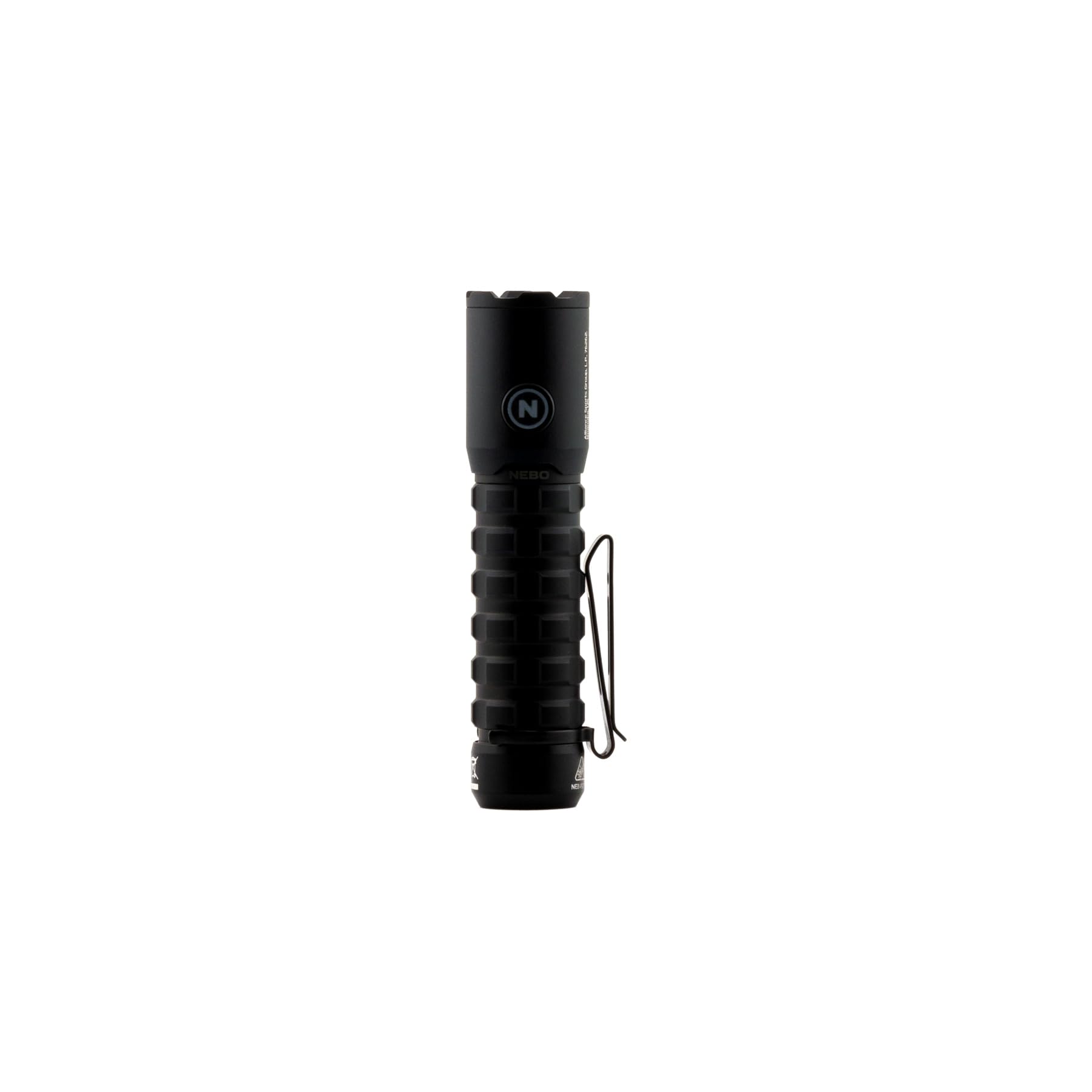 NEBO Torchy 2K - Torcia Tascabile e Luce da Lavoro - Torcia da Campeggio Ricaricabile USB-C - Con 5 Modalità di Illuminazione - Fino a 30 Ore di Utilizzo,Nero
