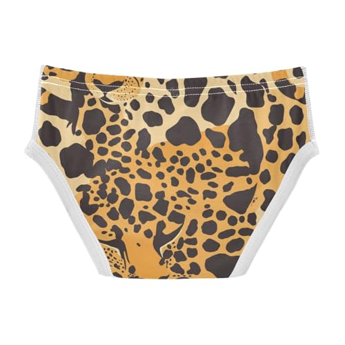 KLL Abstract Leopard Cheetah Skin Shapes Toddler Boys Cotton Underwear Briefs Breathable Children Undies2