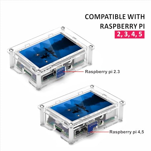 Image of OSOYOO 3.5inch Touch Screen LCD Display HDMI Monitor for RPI with Stylus Pen and Protective Case Support Raspberry Pi 5 4 2GB / 4GB / 8GB 2 3 Model B B+