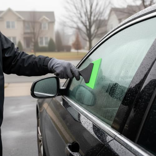 Image of STHIRA Window Tint Scraper, 5-inch Window Film Rubber Squeegees for Paint Protection Film, Decorative Vinyl Wraps, Non-Abrasive Bubble Free Film Applicator