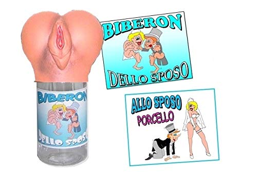 BIBERON SPOSO SEXY REGALO SPOSI AUGURI SCHERZO GADGET