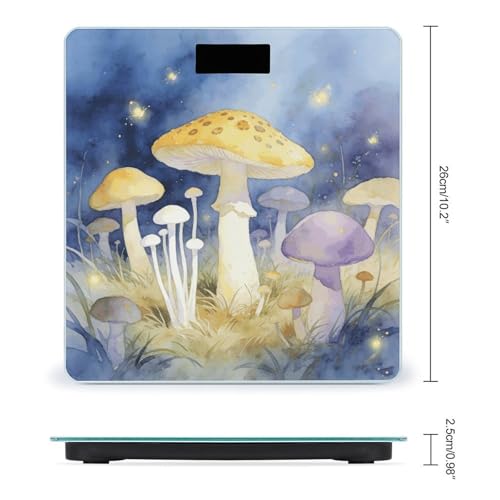 Báscula digital Mushroon de alta precisión hasta 180 kg miniatura 2