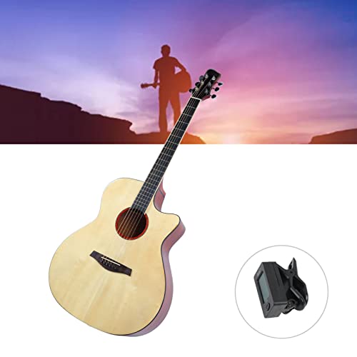Guitare folk 41 pouces, guitare acoustique en épicéa et acajou à forte pénétration Texture fine pour jouer pour les mélomanes(Couleur du bois naturel) - Les Beatles, Paul McCartney, John Lennon, RIngo Starr, George Harrison Guitare folk 41 pouces, guitare acoustique en épicéa et acajou à forte pénétration Texture fine pour jouer pour les mélomanes(Couleur du bois naturel) – Image 6