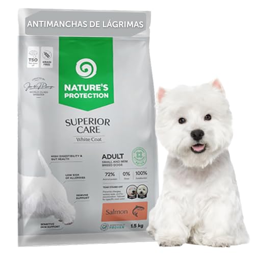 Nature's Protection Superior Care Pienso para Perros Adultos, Salmón 1,5 kg