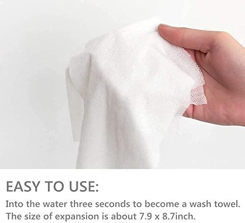 Image of KHEDU FAB Outdoor Travel Magic Compressed Towel Tablets Tissue Disposable Coin Napkin Expands With Water Portable Face Care, Cleaning Wipes Relaxed Fit Hand Towel, (Pack Of 10)