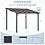 Aoxun 8' x 10' Gazebo for Patio, Gazebo Pergola with Sloped Roof, Large Wall-Mounted Heavy Duty Awnings, for Patio, Backyard, Deck