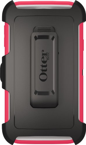 Otterbox Defender Series Samsung Galaxy S5 Case - Retail Packaging - Neon Rose (Whisper White/B #TOP3