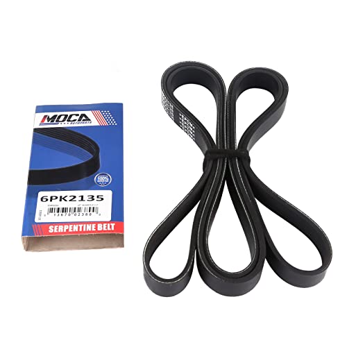 image for MOCA AUTOPARTS MOCA EPDM 6PK2135 Serpentine Belt Fits 04-06 for Acura 
