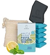 Duschbrocken - 3er Set I inkl. FAIRpackung I 2in1: Festes Shampoo und ...