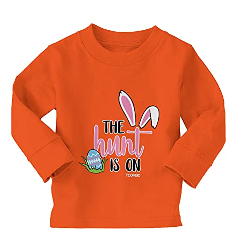 The Hunt is On - Easter Egg Bunny Infant/Toddler Cotton Jersey T-Shirt