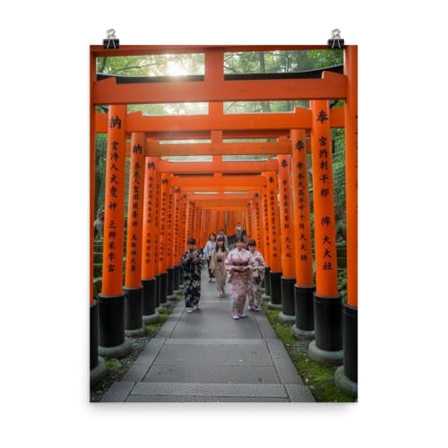 Póster de Kioto Fushimi Inari de 45.7 x 61 cm para rellenar paredes vacías