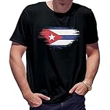 Photo Gallery lapi boutique cuba revolution flag t-shirt maglietta per uomo nera size l Photo Gallery lapi boutique cuba revolution flag t-shirt maglietta per uomo nera size l