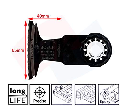 Bosch 5 tlg. Starlock Best of Cutting Tauchsägeblatt Segmentsägeblatt Multitool Set (für Holz und Metall, Professional Zubehör Multifunktionswerkzeug)