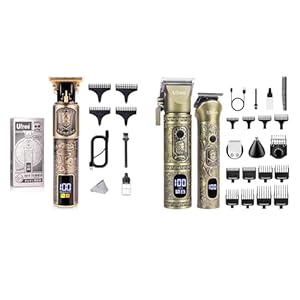 Ufree Beard Hair Trimmer for Men Professional, Grooming Cutting Kit, Mustache T Blade Liners Trimmer Electric Shavers, Barber Supplies, Gifts for Men