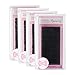 Produktbild Weimob 4 PCS C-Curl Seidenwimpern - Schwarz - Einzel Wimpern - Stärke 0,20mm - Länge(9mm-10mm-11mm-12mm) Eyelash Extensions Wimpernverlängerung MEHRWEG