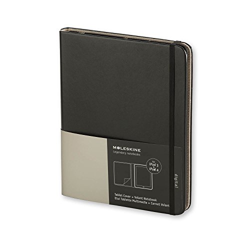 Preisvergleich Produktbild Moleskine Cover für Digitalgeräte / iPad3 + iPad4 / Slim / Schwarz