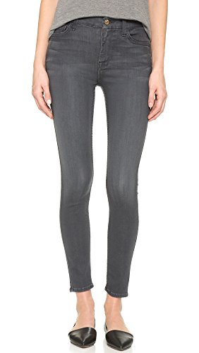 7 For All Mankind Women's High-Waist Ankle Skinny Jean In Bastille Grey