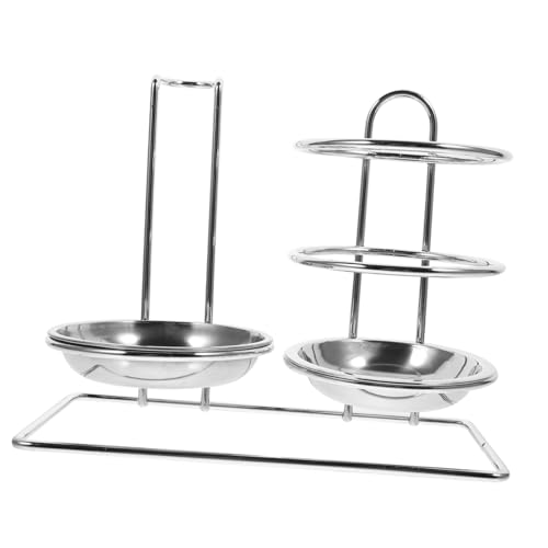 FUNNETOYU 熱に強い家用スプーンラック 多機能ステンレス鋼スープレードルホルダー 簡単スルの箸と調理器具収納スタンド キッチン用清潔整理