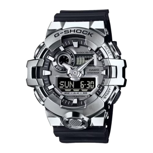 Casio G-Shock G-Steel Silver Analog Digital Mens Watch GM700-1A
