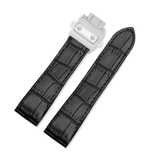 [[ł] JeBG TgX Xgbv 100 jp tH[fBOobN 20mm 23mm J[tXL EHb`oh ΉU[EHb`Xgbv(Black-silver,20mm)