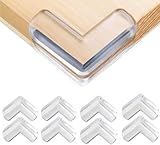 Eckenschutz Kantenschutz Baby, 8 Stücke L-förmiger Eckenschutz, Kinder Weiche Tischeckenschutz für Möbel gegen scharfe Ecken Transparent