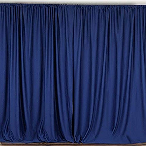 AK TRADING CO. 10 feet x 8 feet Polyester Backdrop Drapes Curtains Panels