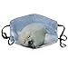 Produktbild Daawqee Mund Maske, Gesichtsmaske Polar Bear Print Reusable Washable Earloop Face Mouth Mask for Men Women