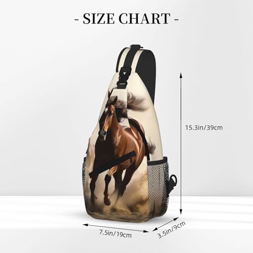 Bolso bandolera Negro para mujer y hombre miniatura 3