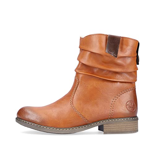 Rieker Damen Ankle Boots Z4180, Frauen Stiefeletten,Winterstiefeletten,Stiefel,Bootee,Booties,halbstiefel,Kurzstiefel,braun (22),41 EU / 7.5 UK