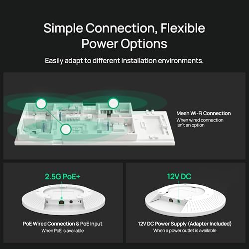 Image of Omada EAP770, WiFi 7 BE11000 Tri-Band Wireless Access Point (Pack of 6)
