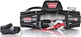 WARN 103251 VR EVO 8-S Electric 12V DC Winch with Synthetic Rope: 3/8' Diameter x 90' Length, 4 Ton (8,000 lb) Pulling Capacity